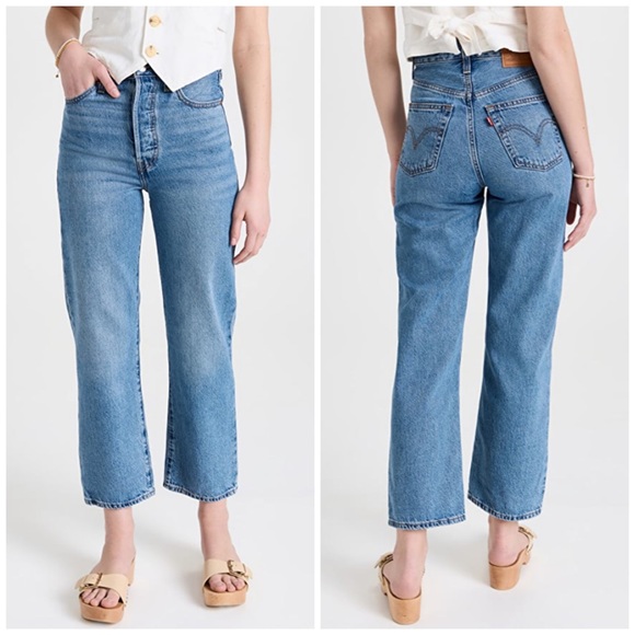 Levi's Denim - Levi’s Ribcage Straight Jeans Size 26 Cotton High Waist